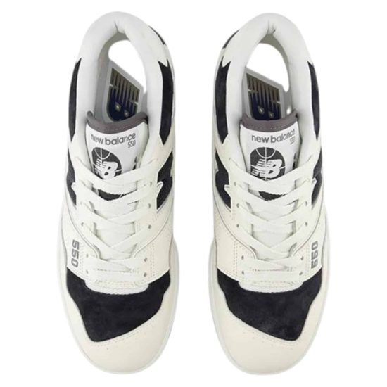 Zapatilla Urbana Hombre New Balance 550 Blanca/Negro - Imagen 4