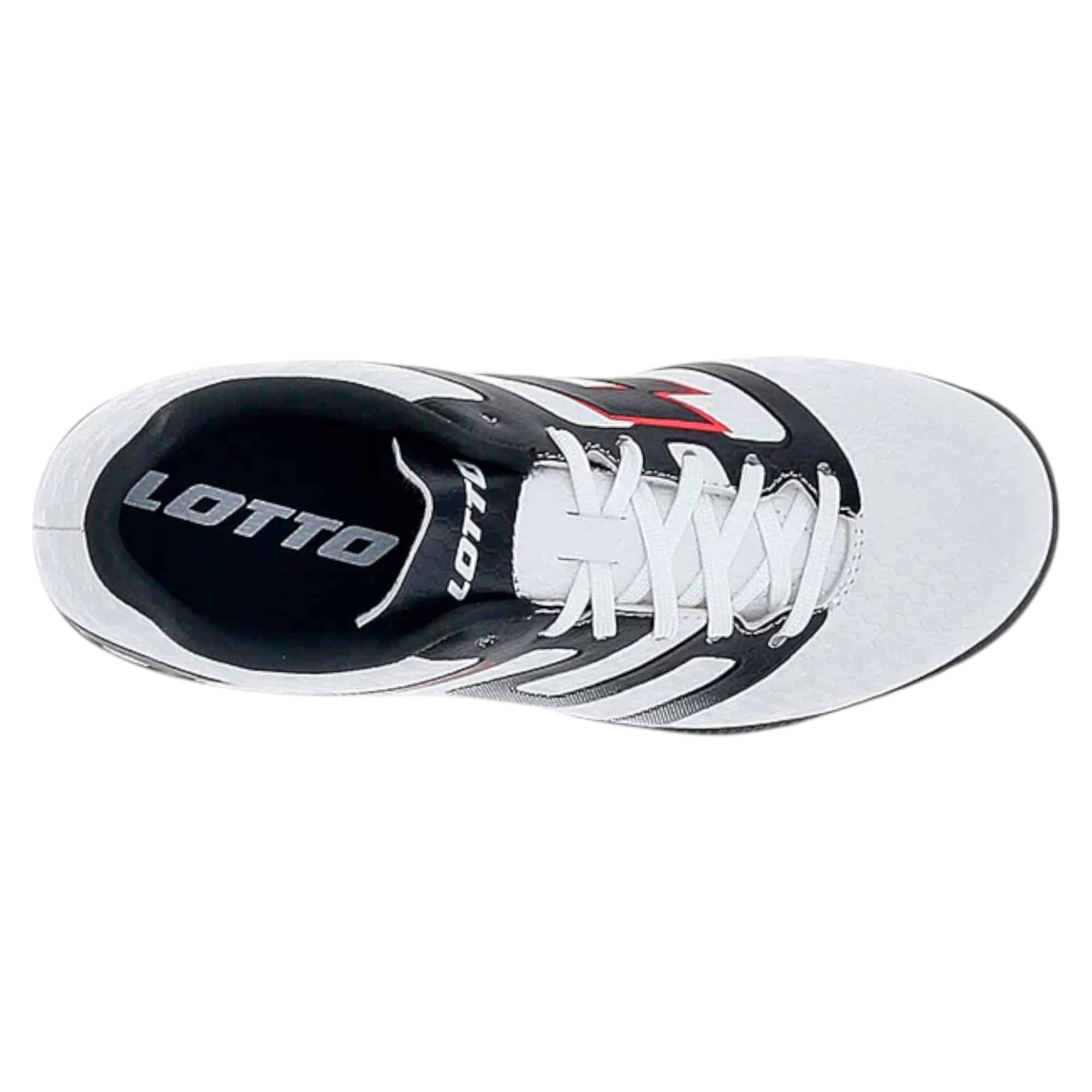 Zapato Baby Fútbol Niño Lotto - Maestro 700 TF Blanco Negro - Imagen 4