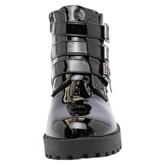 BOTIN NIÑA NEGRO CHAROL 02 BAMBOO - Imagen 3