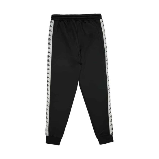 Pantalon Kappa Men Black Banda White - Imagen 2
