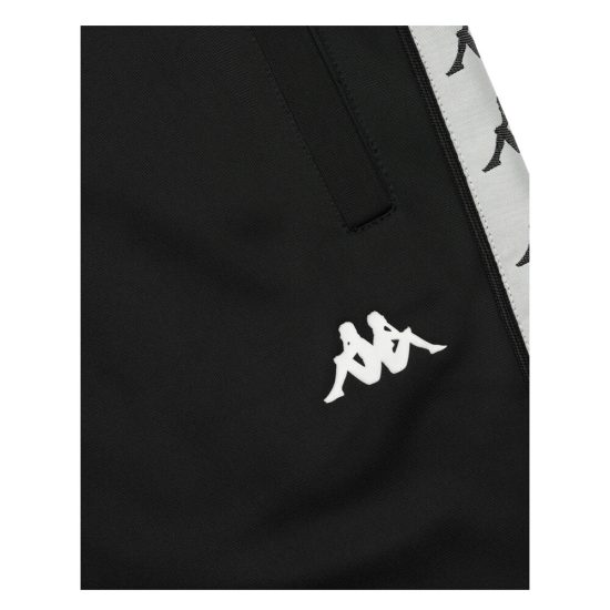 Pantalon Kappa Men Black Banda White - Imagen 3