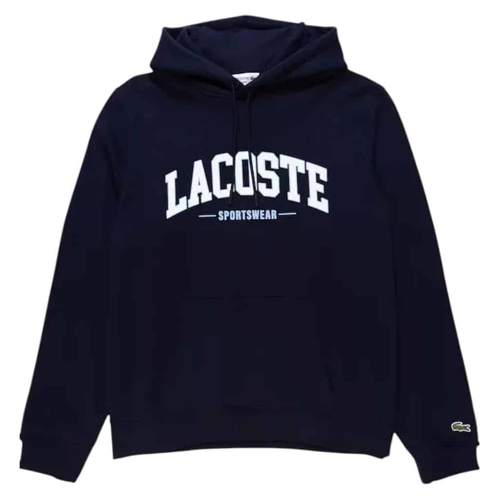 POLERON CANGURO HOMBRE SH2284 AZUL LACOSTE