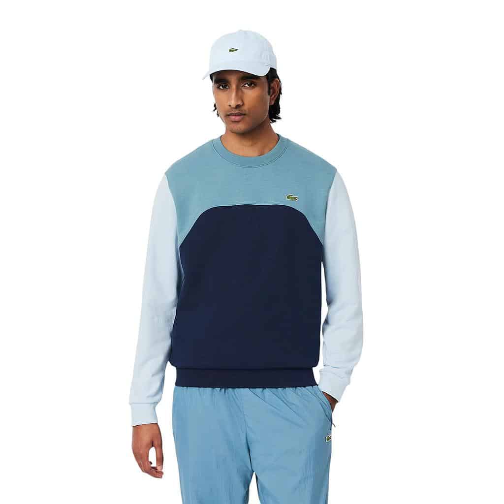 POLERON HOMBRE AZUL SH9564 LACOSTE