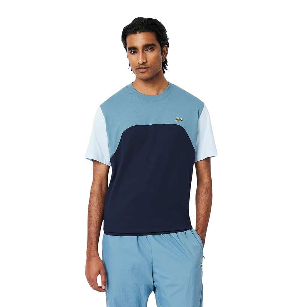 POLERA HOMBRE TH9551 AZUL LACOSTE
