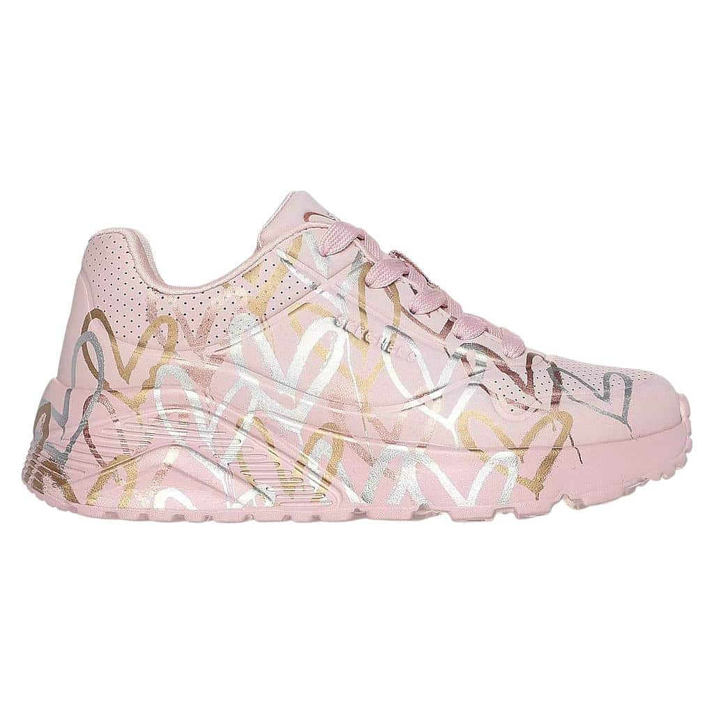ZAPATILLA KIDS UNO LITE METALLIC LOVE MVMT SKECHERS