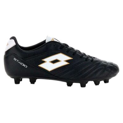 Zapato de Futbol Hombre Lotto – Stadio FG 705 Negro Blanco