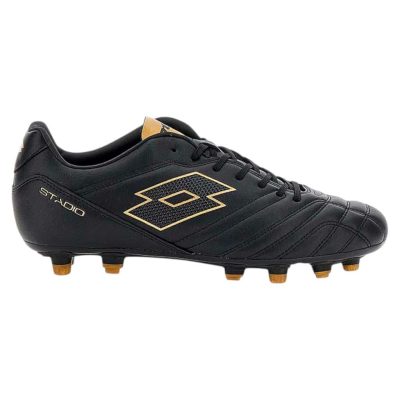 Zapato de Fútbol Hombre Lotto – Stadio FG 705 Negro Dorado