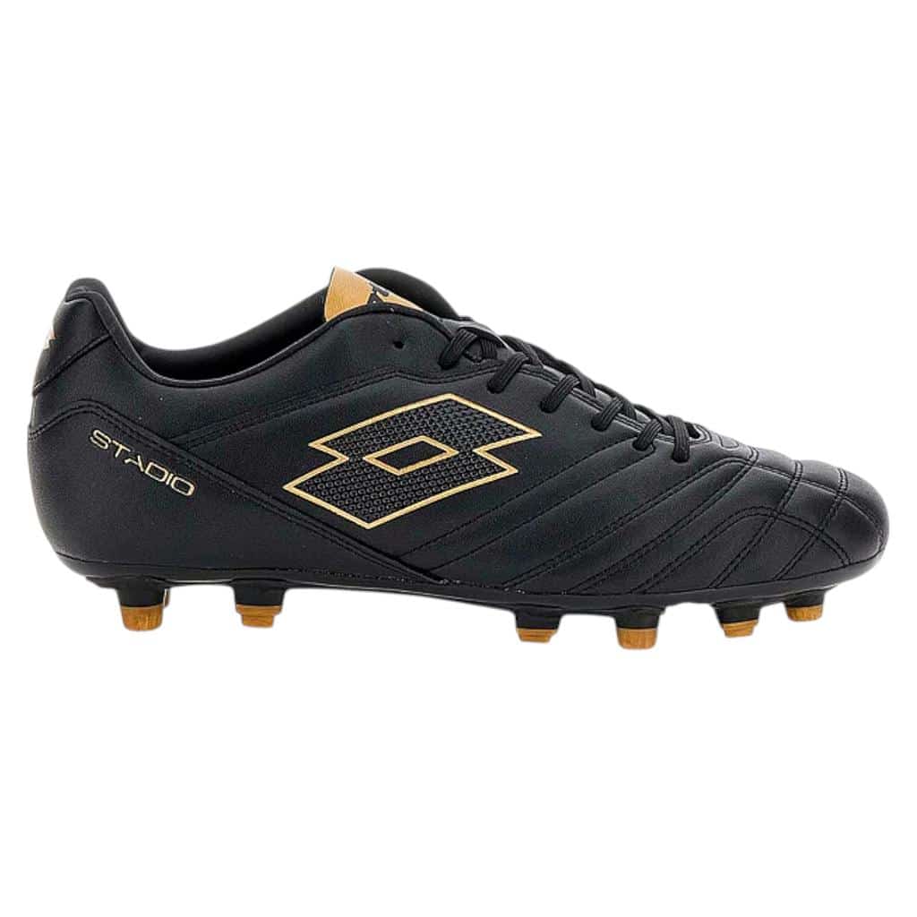 Zapato de Fútbol Hombre Lotto – Stadio FG 705 Negro Dorado