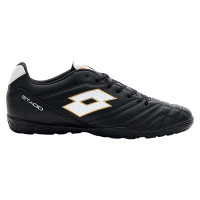 Zapato Baby Futbol Hombre Lotto – Stadio TF Negro Blanco