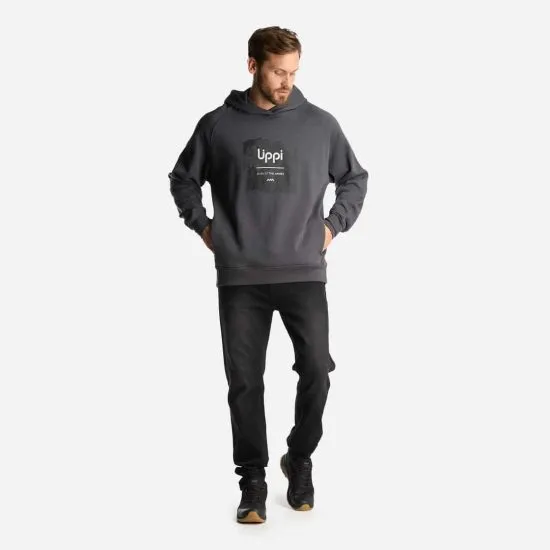 Poleron Hombre Insigne Hoody Front Print Grafito LIPPI - Imagen 7