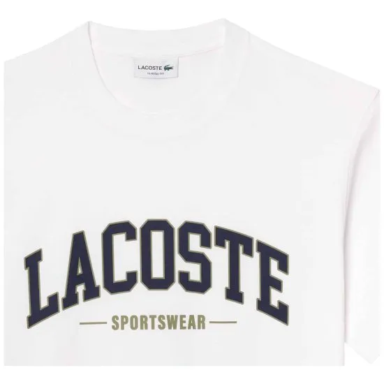 POLERA HOMBRE TH656523001 BLANCO LACOSTE - Imagen 5