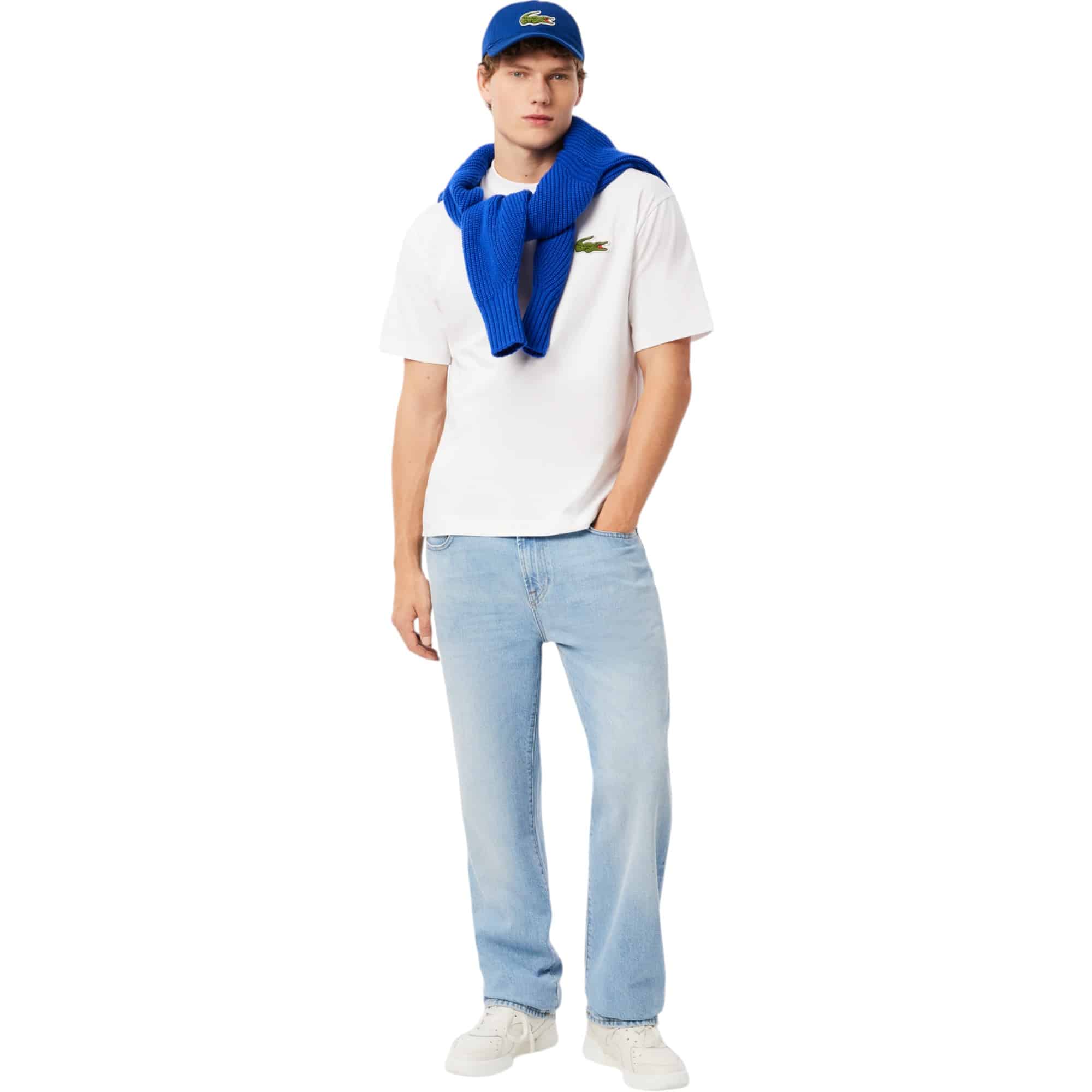 POLERA TH274523001 BLANCO LACOSTE - Imagen 5