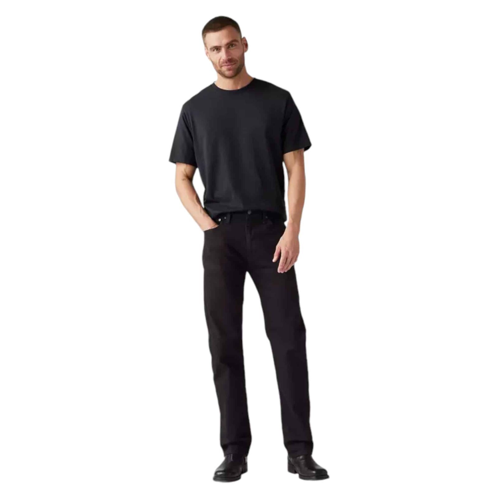JEANS HOMBRE LVM 505 REGULAR NEGRO LEVIS - Imagen 2