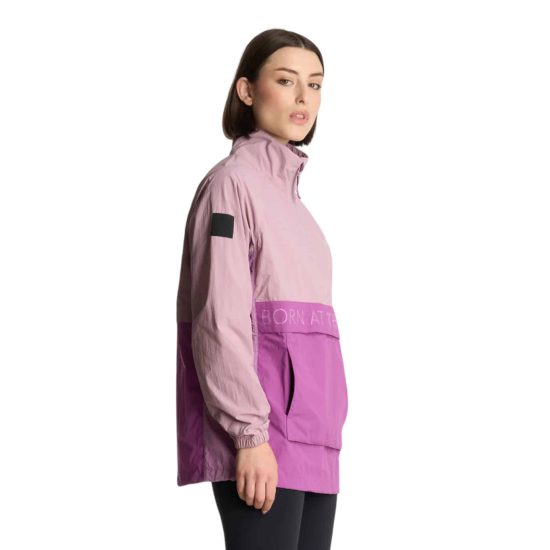 Cortaviento W WindCity WindBreaker 1/4 Zip Jacket Lila Lippi - Imagen 2