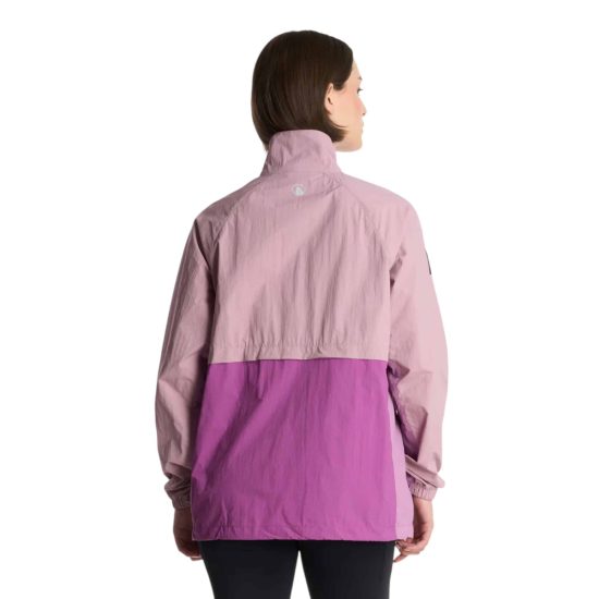 Cortaviento W WindCity WindBreaker 1/4 Zip Jacket Lila Lippi - Imagen 3