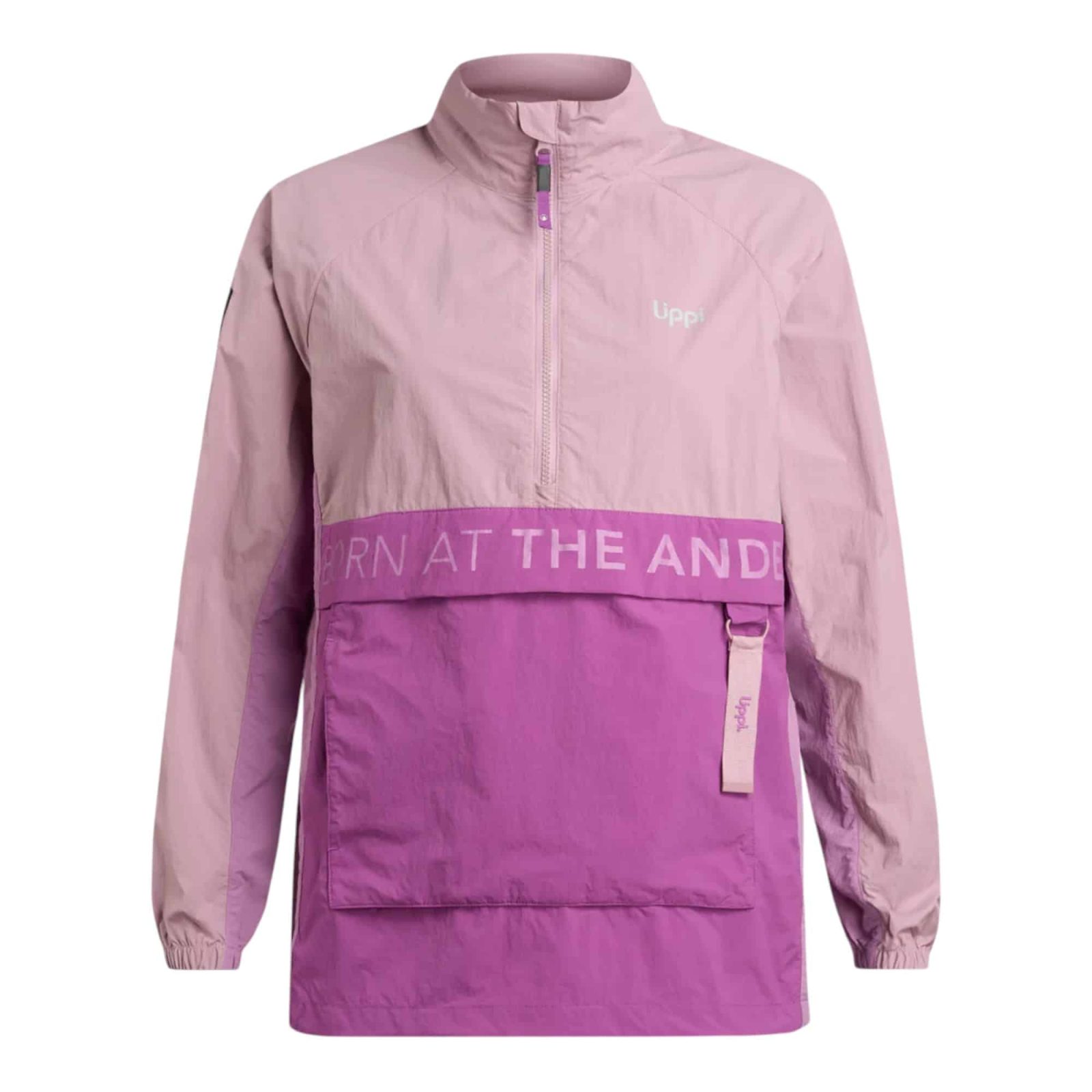 Cortaviento W WindCity WindBreaker 1/4 Zip Jacket Lila Lippi - Imagen 6