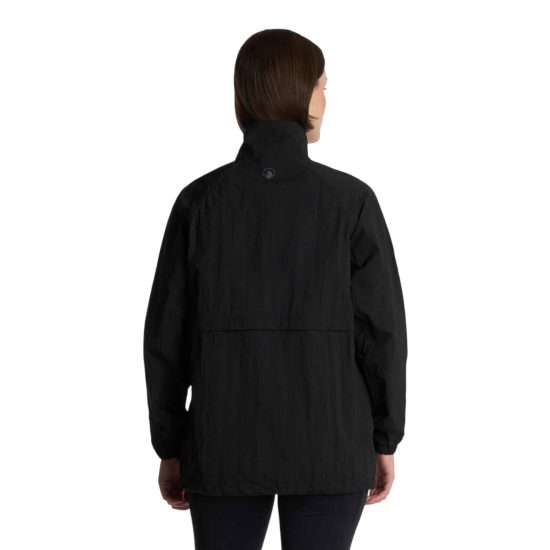 Cortaviento W WindCity WindBreaker 1/4 Zip Jacket Negro Lippi - Imagen 6