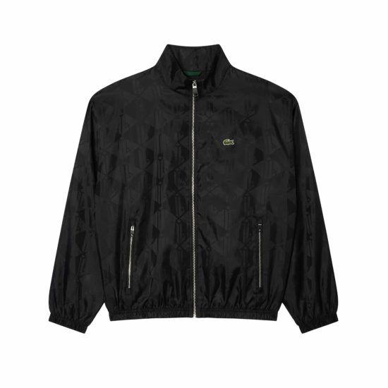CHAQUETA CORTAVIENTO HOMBRE NEGRO LACOSTE - Imagen 4