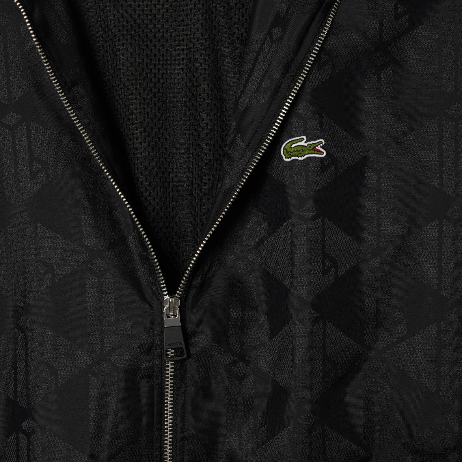 CHAQUETA CORTAVIENTO HOMBRE NEGRO LACOSTE - Imagen 7