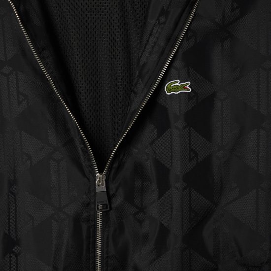 CHAQUETA CORTAVIENTO HOMBRE NEGRO LACOSTE - Imagen 7