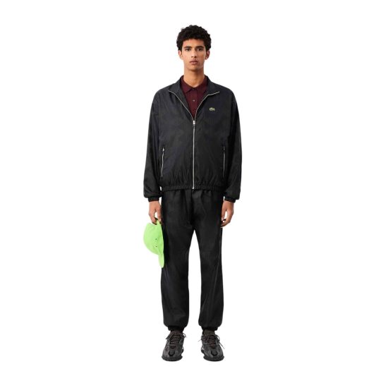 CHAQUETA CORTAVIENTO HOMBRE NEGRO LACOSTE - Imagen 8