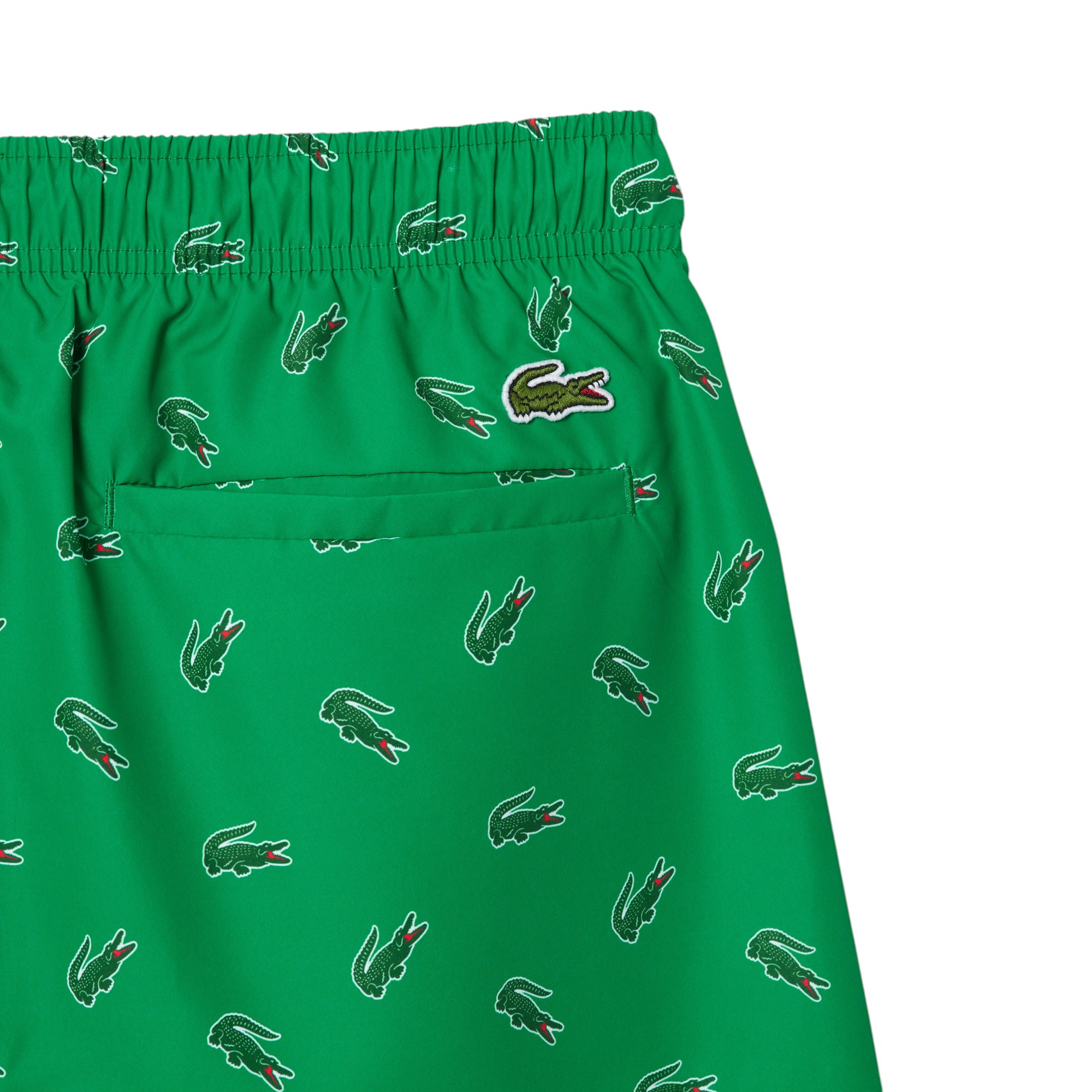SHORT DE BAÑO MAILLOT DE BAIN VERDE HOMBRE LACOSTE - Imagen 4