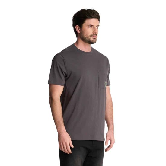 Polera Hombre Ulmo Pocket T-Shirt Celeste Grafito - Imagen 2