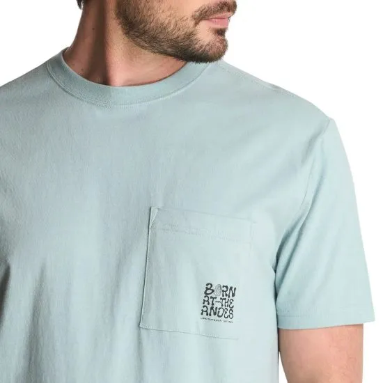 Polera Hombre Ulmo Pocket T-Shirt Celeste Lippi - Imagen 6