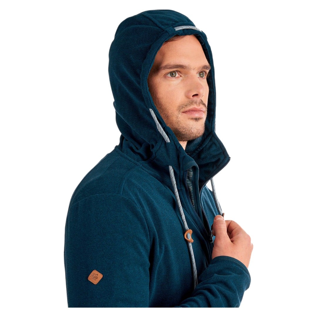 Chaqueta Hombre Stripes NanoF Full Zip Azul Marino Lippi - Imagen 4