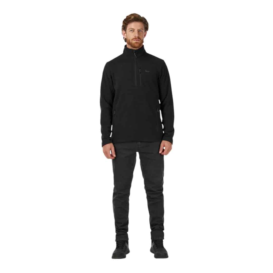 Poleron Hombre Paicavi ThermPro 1/4 Zip Negro Lippi - Imagen 4