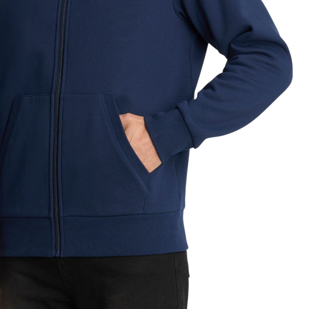 Poleron Hombre Ulmo Full Zip Azul Marino Lippi - Imagen 6
