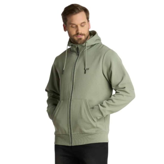 Poleron Hombre Ulmo Full Zip Jade Oscuro Lippi - Imagen 2