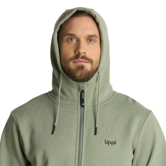 Poleron Hombre Ulmo Full Zip Jade Oscuro Lippi - Imagen 5