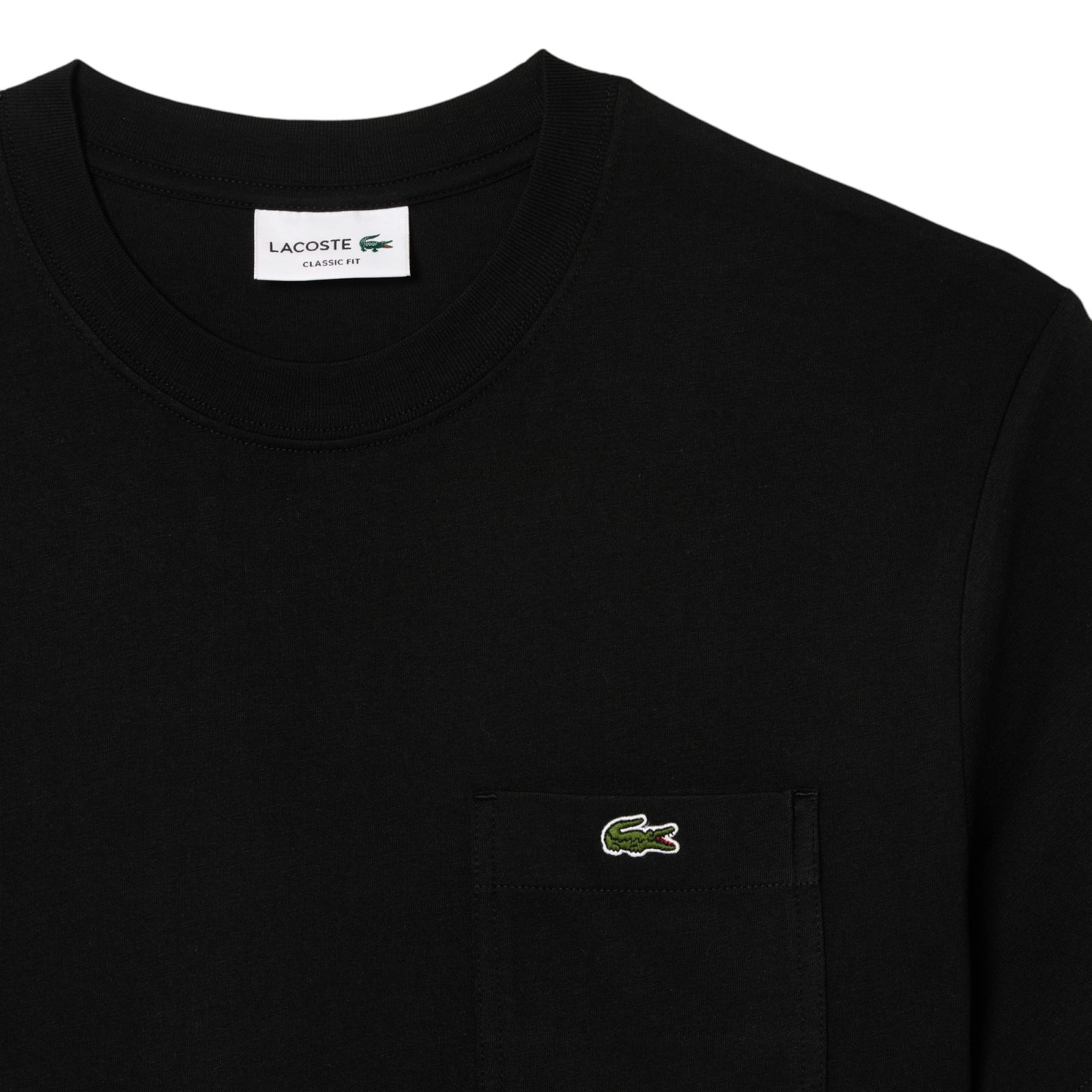 POLERA HOMBRE TH28 NEGRO LACOSTE - Imagen 5
