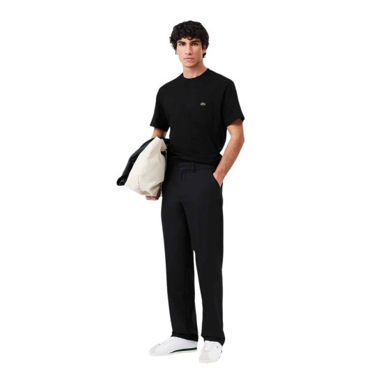 POLERA HOMBRE TH28 NEGRO LACOSTE - Imagen 6