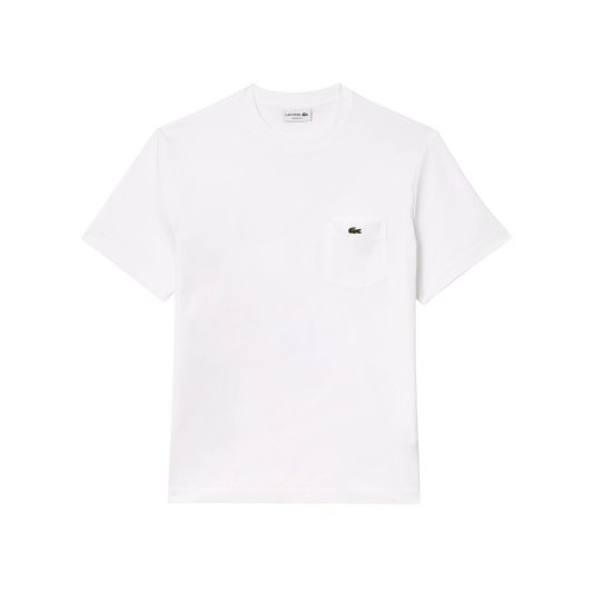POLERA HOMBRE TH2827 BLANCO LACOSTE - Imagen 4