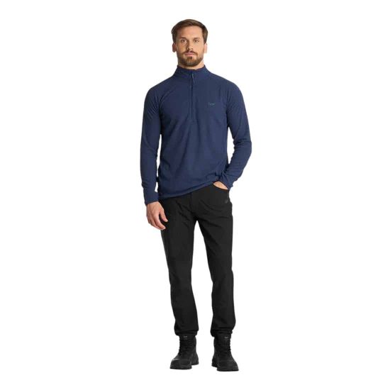 Poleron  Hombre Jacaranda NanoF 14 Zp Azul Marino Lippi - Imagen 2