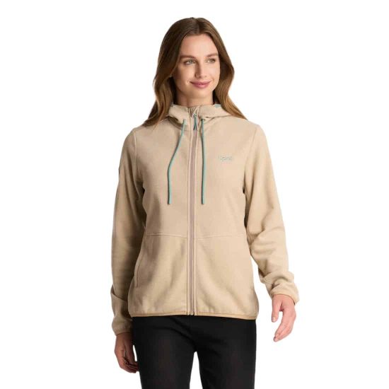 Polar Mujer Stripes Nano-F Full Zip Hoody Crudo Lippi - Imagen 2
