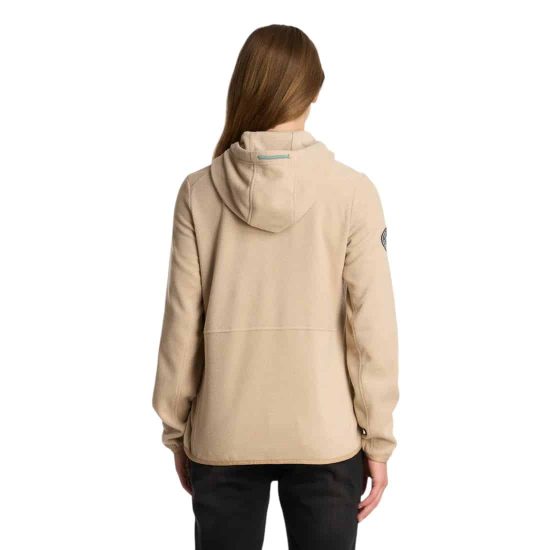 Polar Mujer Stripes Nano-F Full Zip Hoody Crudo Lippi - Imagen 4