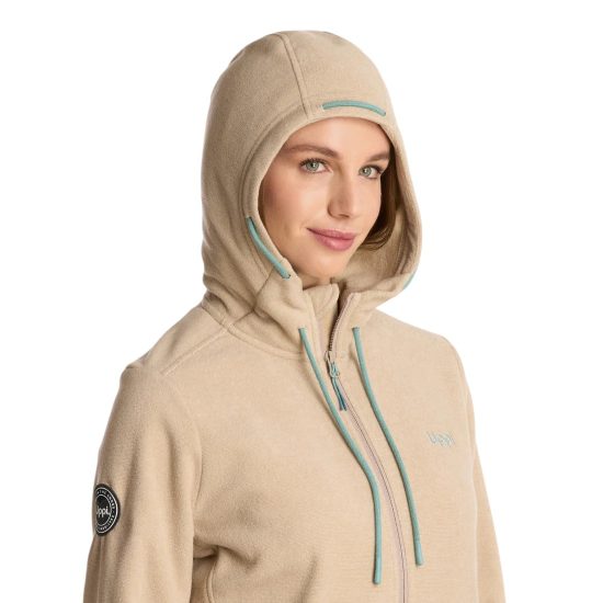 Polar Mujer Stripes Nano-F Full Zip Hoody Crudo Lippi - Imagen 6