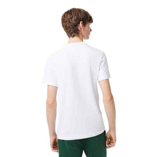 POLERA HOMBRE TH1265 BLANCO LACOSTE - Imagen 2