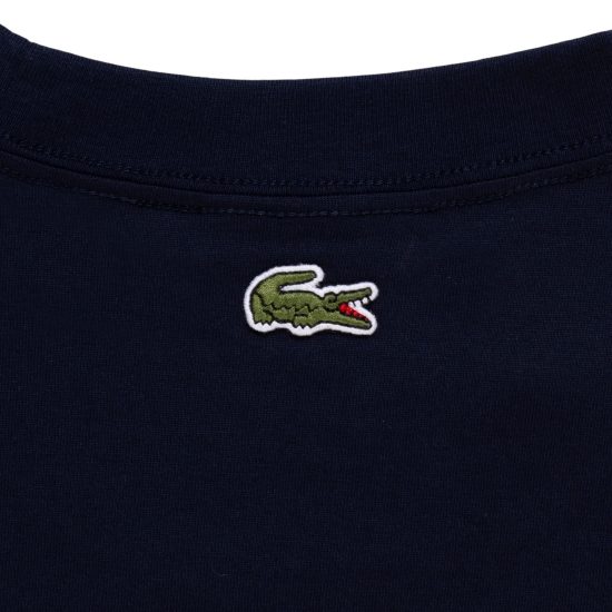 POLERA HOMBRE TH126523166 AZUL LACOSTE - Imagen 6