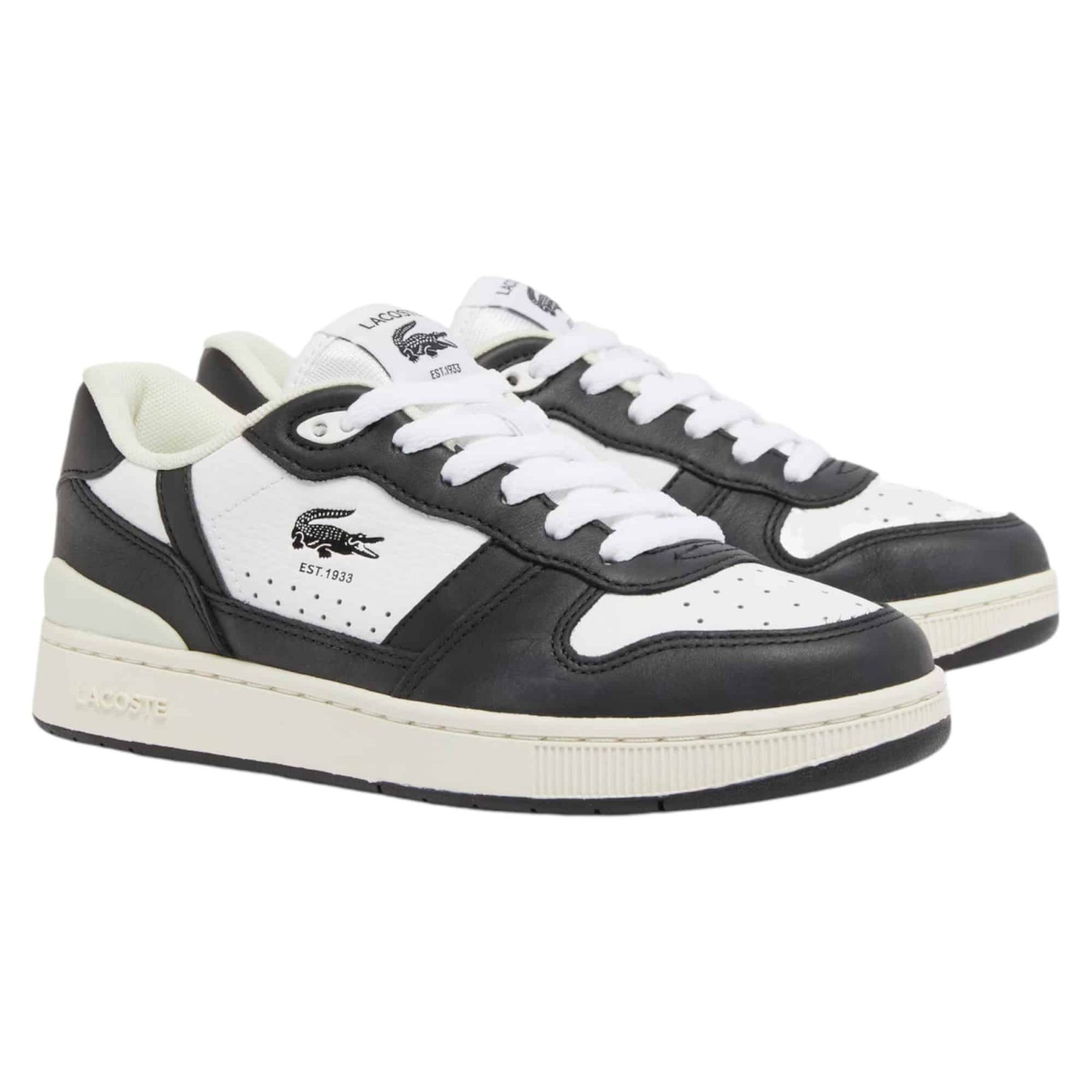 ZAPATILLA HOMBRE T-CLIP SET 224 6 SMA WHT/BLK LACOSTE - Imagen 2