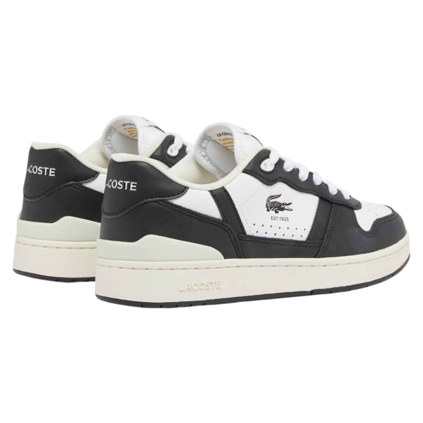 ZAPATILLA HOMBRE T-CLIP SET 224 6 SMA WHT/BLK LACOSTE - Imagen 3