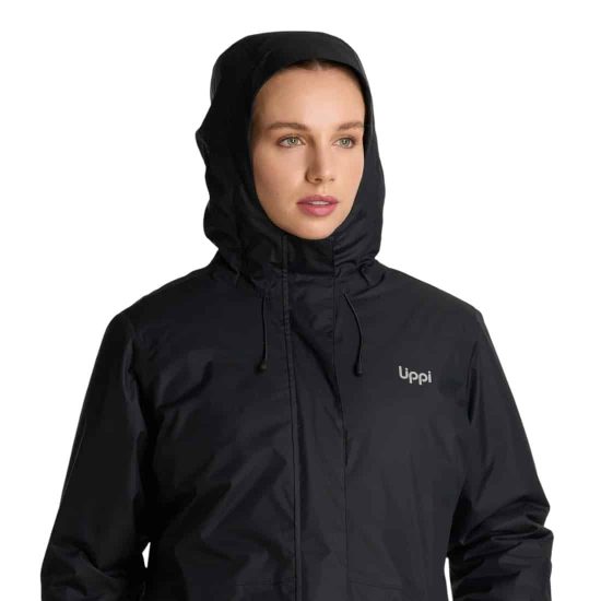 Chaqueta Mujer Gunther B-Dry Hoody Jacket Negro Lippi - Imagen 5