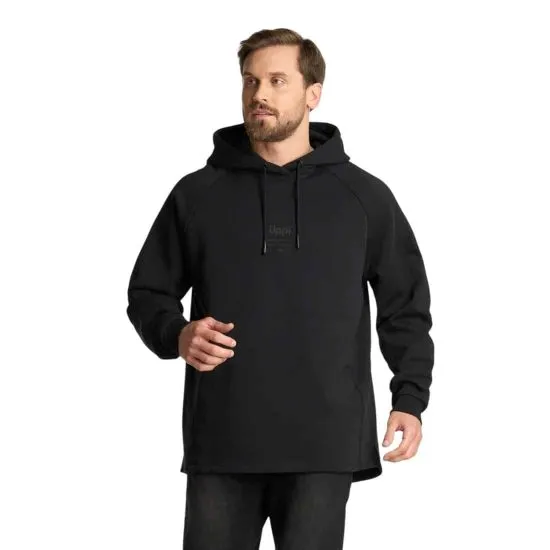 Polerón Hombre Heavy Duty Hoody Sweatshirt Negro Lippi - Imagen 4