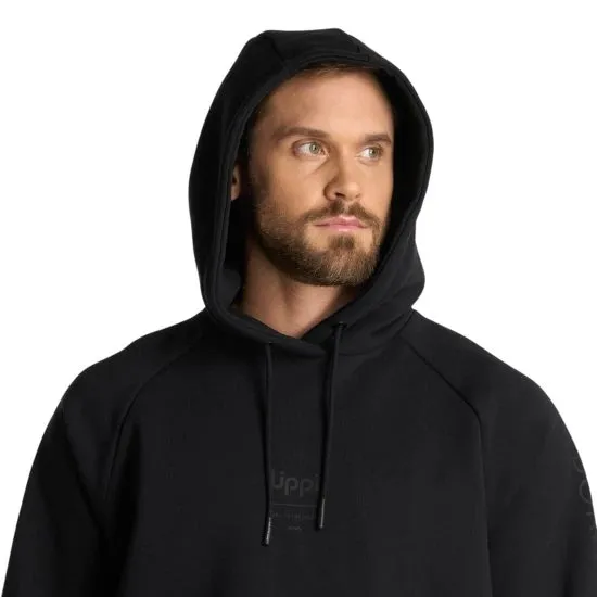 Polerón Hombre Heavy Duty Hoody Sweatshirt Negro Lippi - Imagen 5