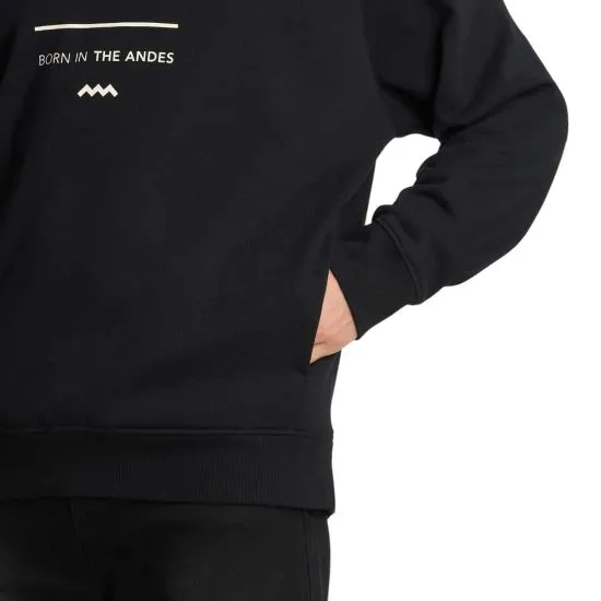 Polerón Hombre Insigne Hoody Sweatshirt Front Print Negro Lippi - Imagen 6