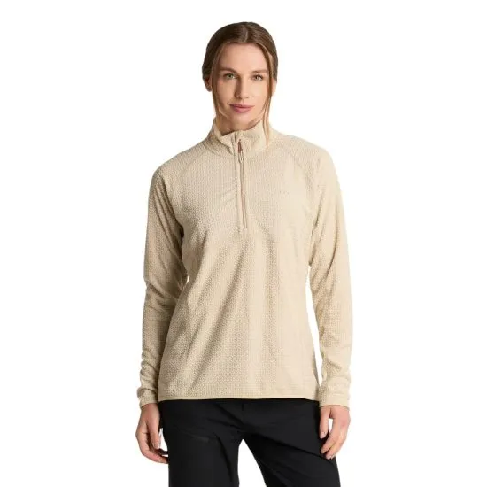 Polerón Mujer Jacaranda Nano-F 14 Zip Crudo Lippi - Imagen 3