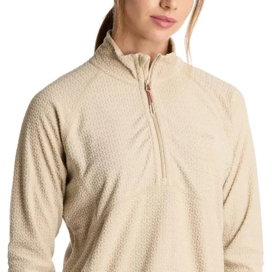 Polerón Mujer Jacaranda Nano-F 14 Zip Crudo Lippi - Imagen 4